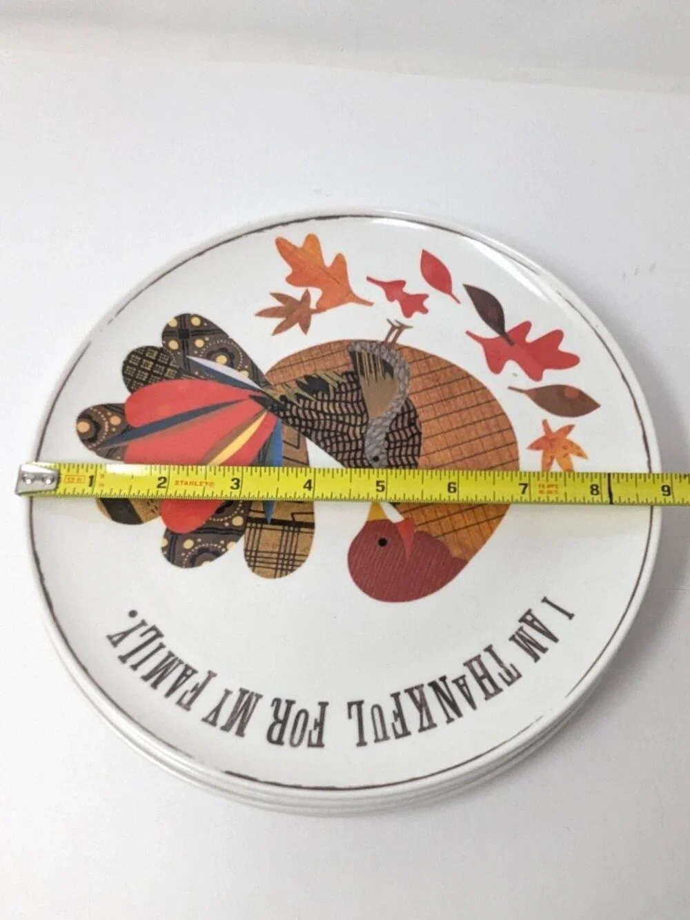 Pottery Barn Kids Thanksgiving Melamine Plates 